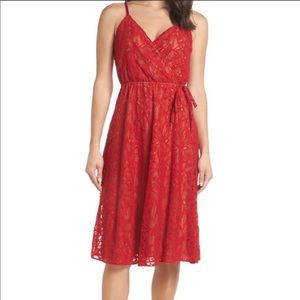 Ali & Jay lace red dress S